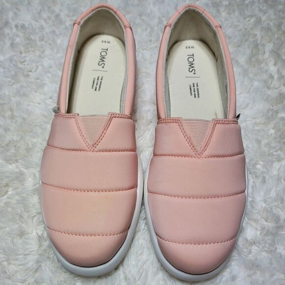 TOMS Dusty Pink Alpargata Mallow Slip On Casual Shoes - Picture 7 of 10